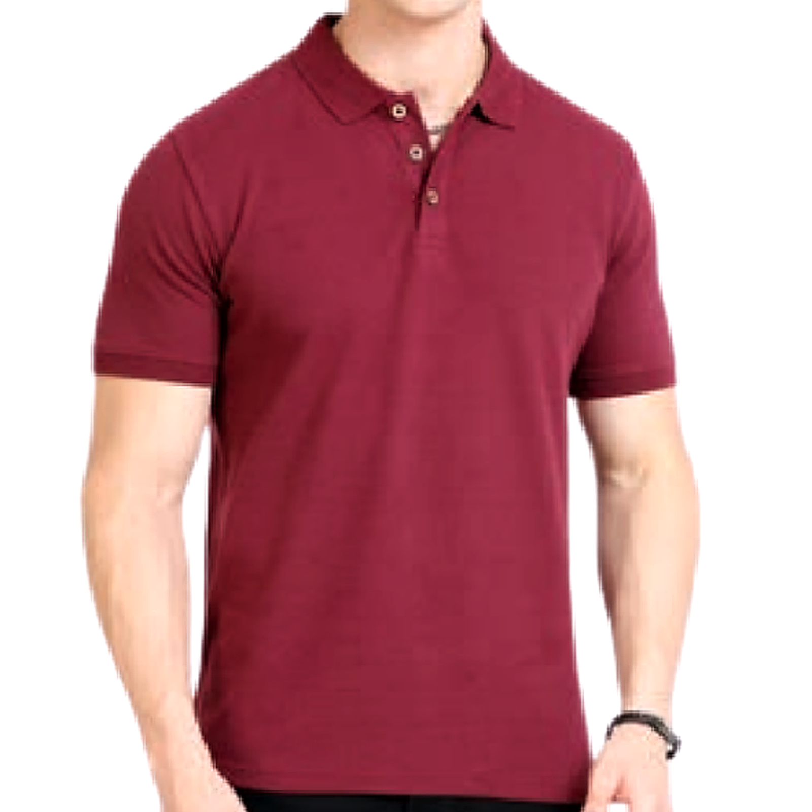 Polo T-Shirt — Maroon